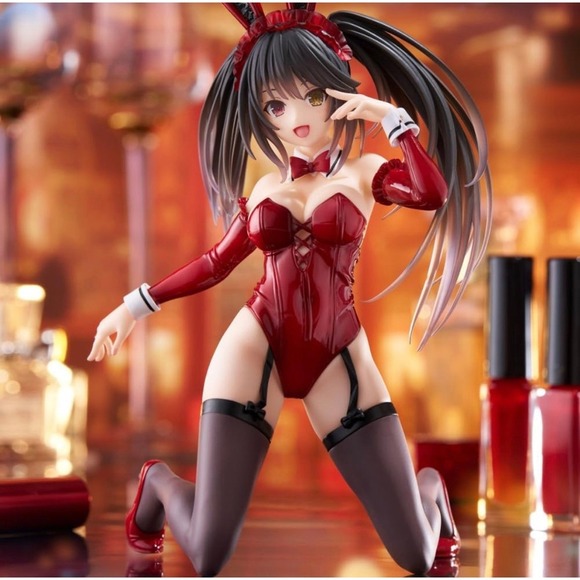 Date a Live Tokisaki Kurumi Figure 13cm Red Bunny Ver. US Seller - Picture 4 of 6